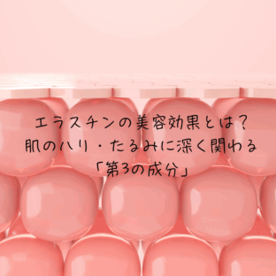 エラスチンの美容効果とは?肌のハリ・たるみに深く関わる「第3の成分」