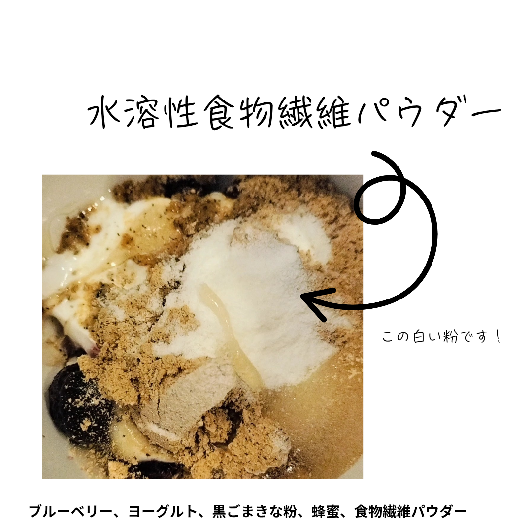 便秘ニキビの対策に水溶性食物繊維パウダー